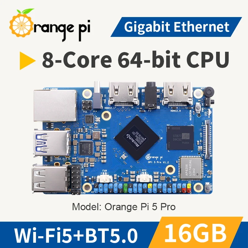 Orange Pi 5 Pro 16GB RAM Rockc - Orange Pi 5 Plus 16Gb avis et prix